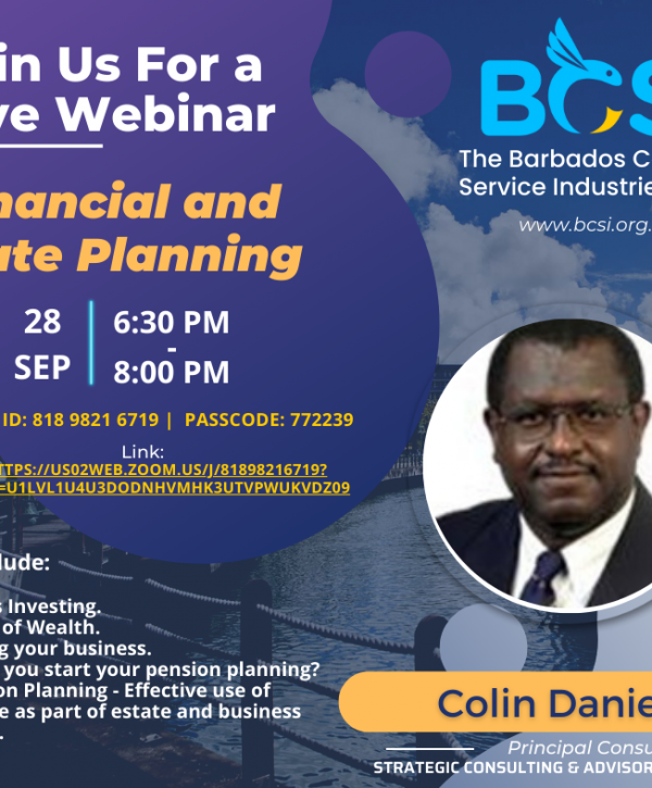 Webinar – Financial and Estate Planning